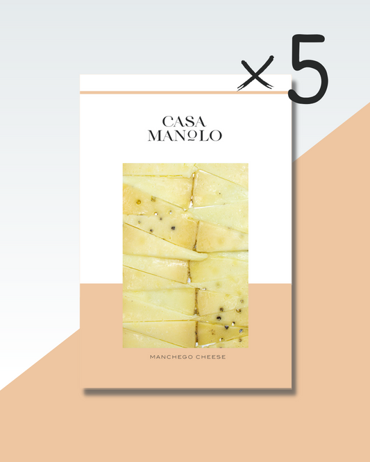 Manchego Cheese With Natural Black Truffle (5x Saving Pack)