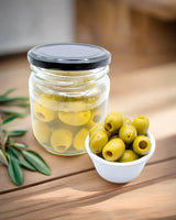 Pitted Green Queen Olives