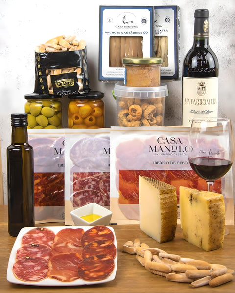 Tapas Selection & Red Wine (Free Shipping)
